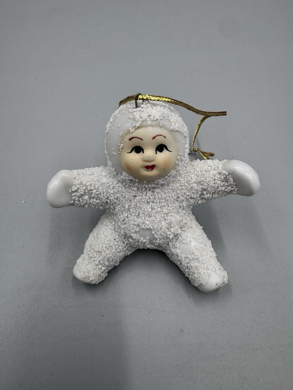 Vintage Snow Baby‎ Christmas Ornament 2 Inch Tall